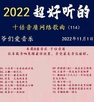 群星《2022超好听的十倍音质网络歌曲（114）》WAV分轨