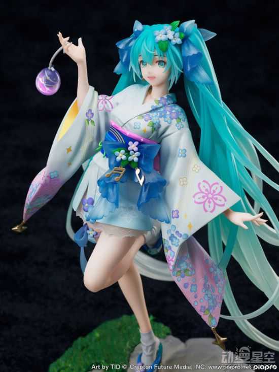 初音未来盛夏烟火手办 短打浴衣别具风情