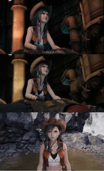 《FF7RE》新补丁给蒂法衣服加了布料 爱丽丝台词改了