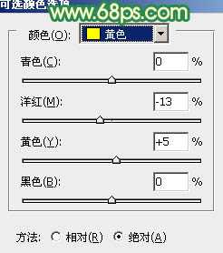 Photoshop将室内美女图片调制出温馨柔和的黄绿色效果