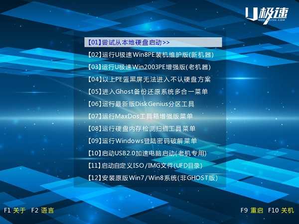 电脑开机密码忘记后利用U极速U盘启动盘修改登录密码方法图解